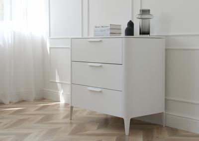 Мебель Ellipsefurniture Комод Type 3 ящика ширина 90 см (белый) арт. TY010301070101