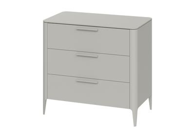 Мебель Ellipsefurniture Комод Type 3 ящика ширина 90 см (серо-бежевый) арт. TY010304070101