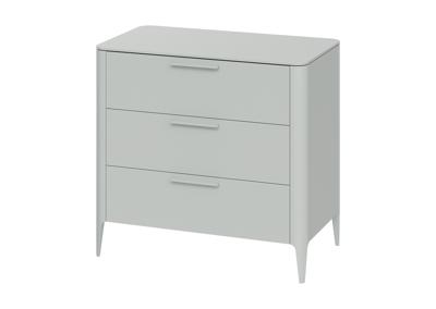 Мебель Ellipsefurniture Комод Type 3 ящика ширина 90 см (светло-серый) арт. TY010302070101