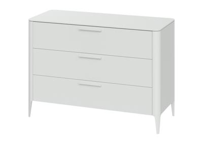 Мебель Ellipsefurniture Комод Type 3 ящика ширина 120 см (белый) арт. TY010301060101