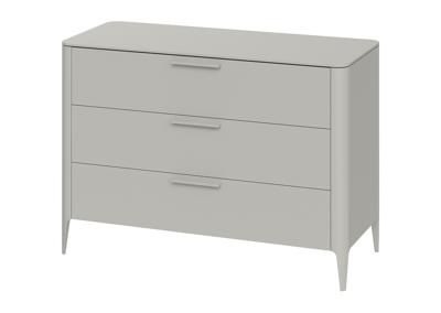 Мебель Ellipsefurniture Комод Type 3 ящика ширина 120 см (серо-бежевый) арт. TY010304060101