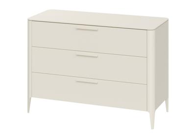 Мебель Ellipsefurniture Комод Type 3 ящика ширина 120 см (молочный) арт. TY010305060101
