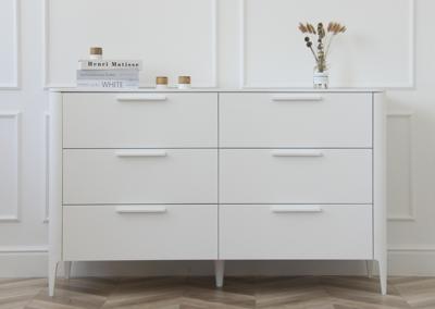 Мебель Ellipsefurniture Комод Type 6 ящиков ширина 140 см (белый) арт. TY010301080101