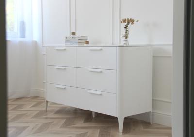 Мебель Ellipsefurniture Комод Type 6 ящиков ширина 140 см (белый) арт. TY010301080101