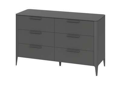 Мебель Ellipsefurniture Комод Type 6 ящиков ширина 140 см (темно-серый) арт. TY010306080101