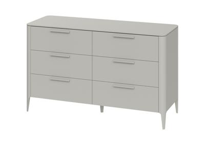 Мебель Ellipsefurniture Комод Type 6 ящиков ширина 140 см (серо-бежевый) арт. TY010304080101
