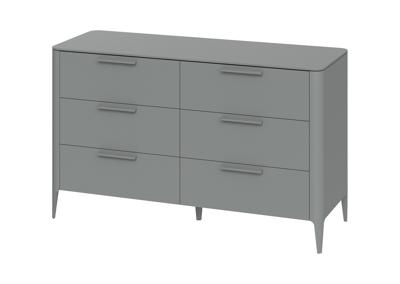 Мебель Ellipsefurniture Комод Type 6 ящиков ширина 140 см (серый) арт. TY010303080101