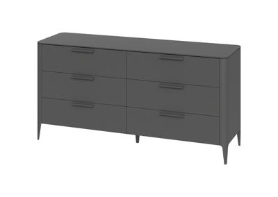 Мебель Ellipsefurniture Комод Type 6 ящиков ширина 170 см (темно-серый) арт. TY010306090101