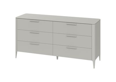 Мебель Ellipsefurniture Комод Type 6 ящиков ширина 170 см (серо-бежевый) арт. TY010304090101