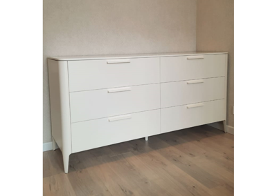 Мебель Ellipsefurniture Комод Type 6 ящиков ширина 170 см (молочный) арт. TY010305090101