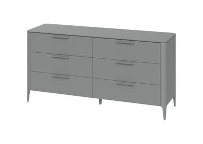 Мебель Ellipsefurniture Комод Type 6 ящиков ширина 170 см (серый) арт. TY010303090101
