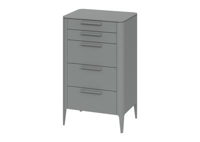Мебель Ellipsefurniture Комод Type высокии? 5 ящиков (серый) арт. TY010303110101