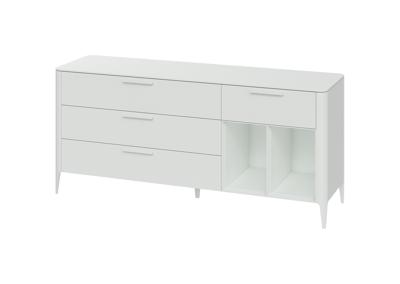 Тумба Ellipsefurniture Тумба Type 4 ящика 2 полки ширина 180 см (белый) арт. TY010301240101