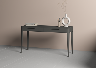 Консоль Ellipsefurniture Консоль Type 2 ящика ширина 140 см (темно-серый) арт. TY010306140101