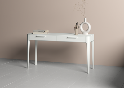Консоль Ellipsefurniture Консоль Type 2 ящика ширина 140 см (белый) арт. TY010301140101