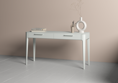 Консоль Ellipsefurniture Консоль Type 2 ящика ширина 140 см (светло-серый) арт. TY010302140101