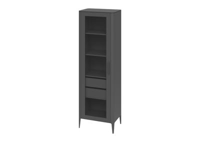 Витрина Ellipsefurniture Витрина Type стеклянная высота 200 см L (темно-серый) арт. TY010306030101
