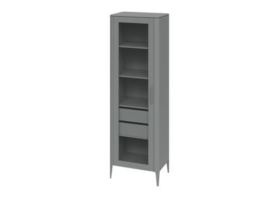 Витрина Ellipsefurniture Витрина Type стеклянная высота 200 см L (серый) арт. TY010303030101