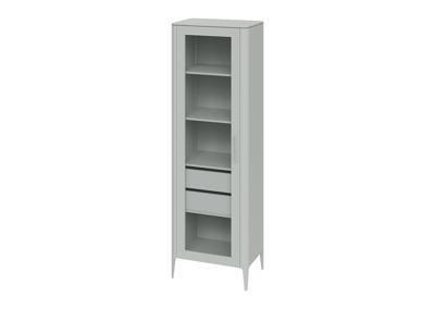 Витрина Ellipsefurniture Витрина Type стеклянная высота 200 см L (светло-серый) арт. TY010302030101