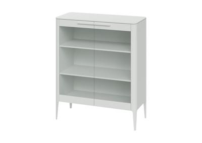 Витрина Ellipsefurniture Витрина Type стеклянная высота 120 см (белый) арт. TY010301010101