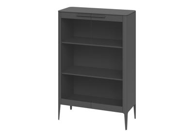 Витрина Ellipsefurniture Витрина Type стеклянная высота 150 см (темно-серый) арт. TY010306020101