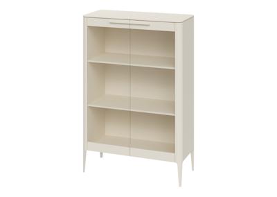 Витрина Ellipsefurniture Витрина Type стеклянная высота 150 см (молочный) арт. TY010305020101