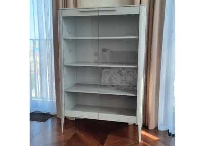 Витрина Ellipsefurniture Витрина Type стеклянная высота 150 см (светло-серый) арт. TY010302020101