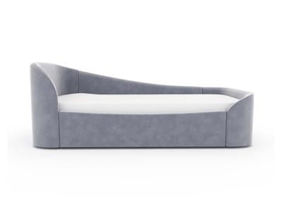 Диван-кровать Ellipsefurniture Диван-кровать KIDI Soft с низким изножьем 90*200 см R антивандальная ткань (серый) арт. KD010502120202