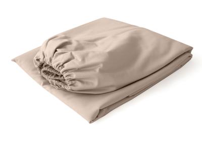 Наматрасник Ellipsefurniture Простынь на резинке для кровати 160*200 см (бежевый, сатин) арт. ZN-367271