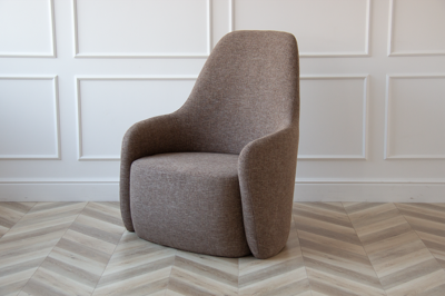 Кресло Ellipsefurniture Кресло Ellipse E7.8 (коричневый, рогожка) арт. СF010101020101