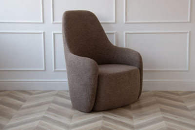 Кресло Ellipsefurniture Кресло Ellipse E7.8 (коричневый, рогожка) арт. СF010101020101