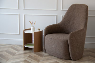 Кресло Ellipsefurniture Кресло Ellipse E7.8 (коричневый, рогожка) арт. СF010101020101