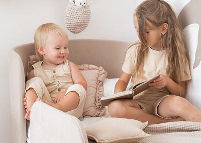 Кровать Ellipsefurniture Комплект чехлов для кровати KIDI Soft для детей от 3 до 7 лет (бежевый) арт. ZN-367330