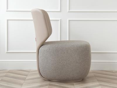Кресло Ellipsefurniture Кресло Ellipse E5.2 (бежевый, экокожа, рогожка) арт. KP010204030101