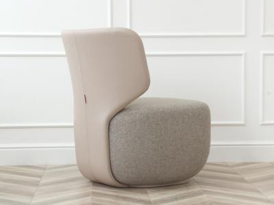 Кресло Ellipsefurniture Кресло Ellipse E5.2 (бежевый, экокожа, рогожка) арт. KP010204030101