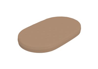 Аксессуар Ellipsefurniture Простынь для кроватки Ellipsebed, размер 63*118 см(мокко, сатин) арт. KDABKK03020111