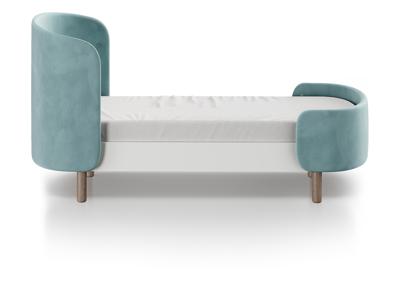 Кровать Ellipsefurniture Кровать KIDI Soft для детей от 2 до 4 лет (бирюзовый) арт. KD010503060101