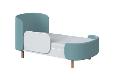 Кровать Ellipsefurniture Кровать KIDI Soft для детей от 2 до 4 лет (бирюзовый) арт. KD010503060101