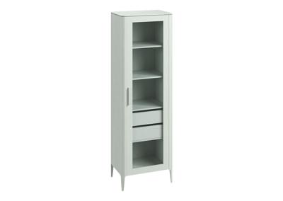 Витрина Ellipsefurniture Витрина Type oak стеклянная высота 200 см R (белый) арт. TYR10202030101