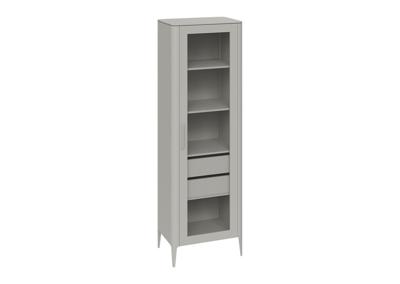 Мебель Ellipsefurniture Витрина Type стеклянная высота 200 см R (серо-бежевый) арт. TYR10304030101