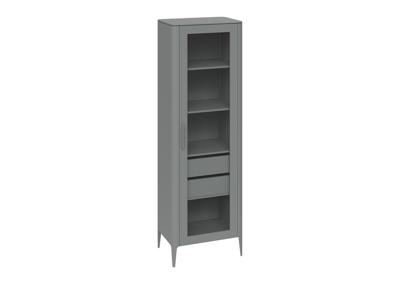 Мебель Ellipsefurniture Витрина Type стеклянная высота 200 см R (серый) арт. TYR10303030101