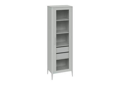 Мебель Ellipsefurniture Витрина Type стеклянная высота 200 см R (светло-серый) арт. TYR10302030101