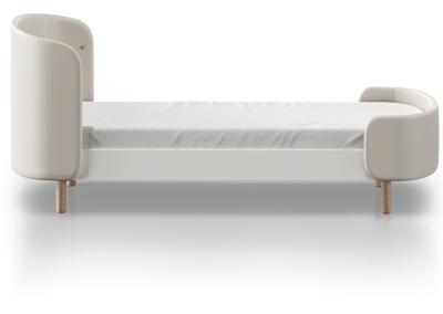 Кровать Ellipsefurniture Кровать KIDI Soft для детей от 3 до 7 лет (молочный, экокожа) арт. KD010207070101