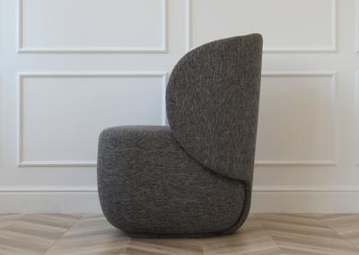 Кресло Ellipsefurniture Кресло Ellipse E5.1 (серый, рогожка) арт. KP010202130401