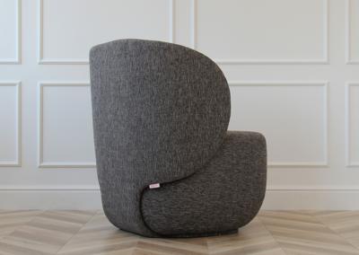 Кресло Ellipsefurniture Кресло Ellipse E5.1 (серый, рогожка) арт. KP010202130401