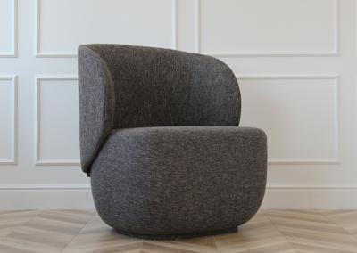 Кресло Ellipsefurniture Кресло Ellipse E5.1 (серый, рогожка) арт. KP010202130401