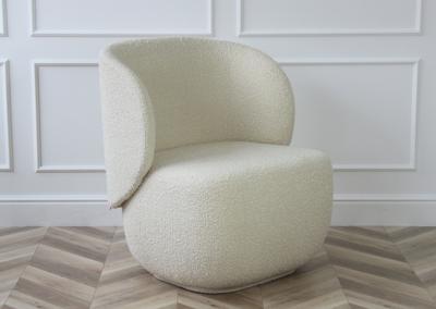 Кресло Ellipsefurniture Кресло Ellipse E5.1 (молочный, букле) арт. KP010207130301