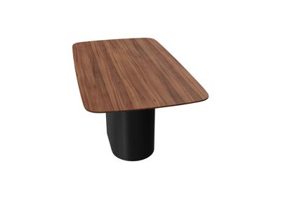 Стол Ellipsefurniture Стол обеденный Type прямоугольный 160*90 см (орех/черный) арт. TY010209230601