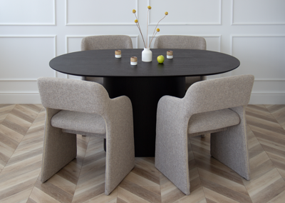 Стол Ellipsefurniture Стол обеденный Type овальный 160*95 см (черный) арт. TY010208250601