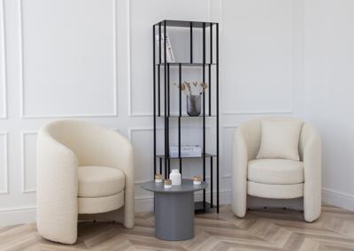 Мебель Ellipsefurniture Стеллаж Stripe 50*167*30 см (черный) арт. HUM10208090201